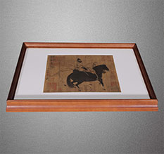 雨湖书画装裱配框服务案例